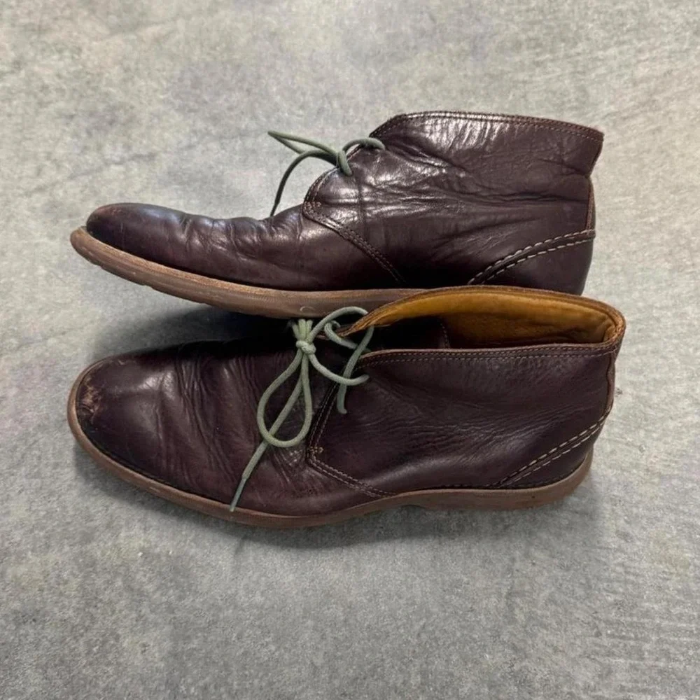 10.5 Mens Brown Sperry Chelsea Boot Earthtone Preppy Old Money Nautical